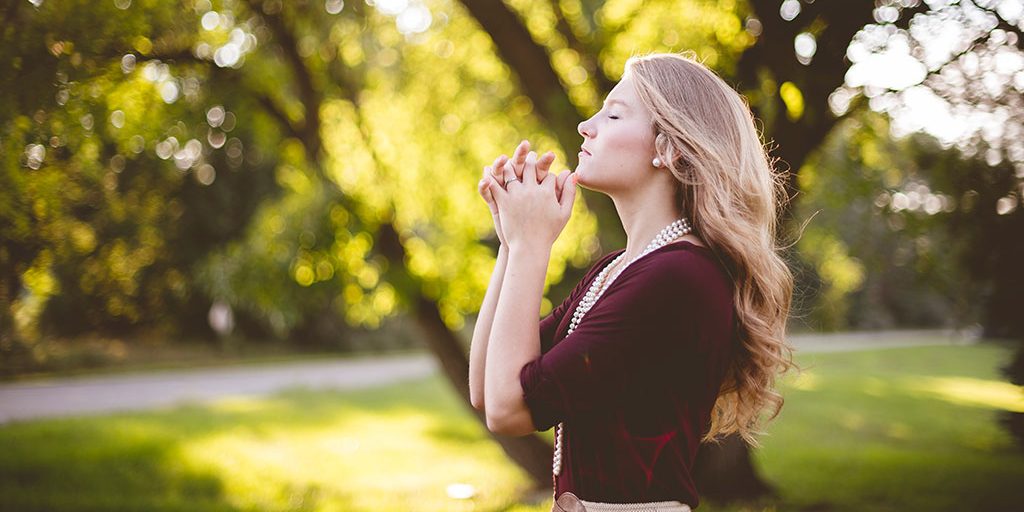 Woman praying