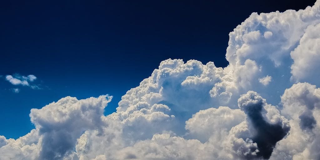 Clouds and blue sky